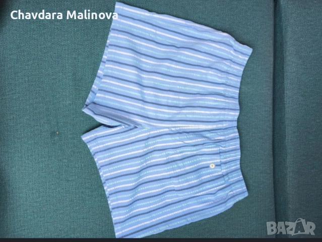 Lacoste 90-те Винтидж шорти за плуване Раирани 7 Спортно облекло Hype, снимка 3 - Бански - 51781590