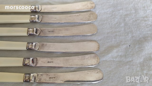 Старинни английски прибори за хранене -,,E.P.N.S.", снимка 3 - Антикварни и старинни предмети - 28358518