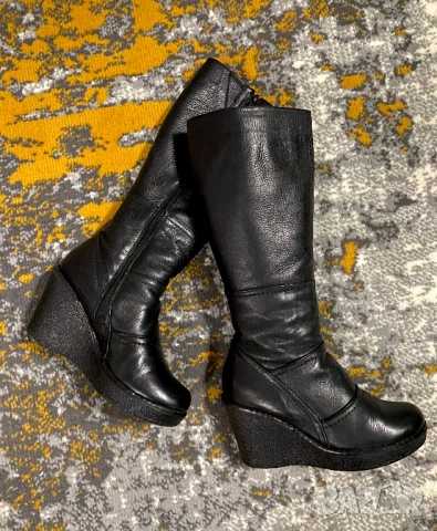 Ботуши естествена кожа 37 номер, снимка 7 - Дамски ботуши - 27331685