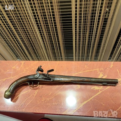 старинен османски пищов от 18 век ..пистолет револвер оръжие , снимка 1 - Антикварни и старинни предмети - 44113758