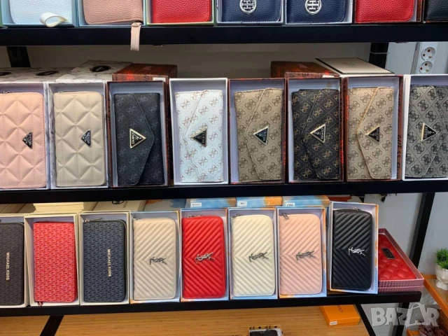портмонета с кутия ysl saint laurent christian dior louis vuitton guess chanel , снимка 14 - Портфейли, портмонета - 50599659