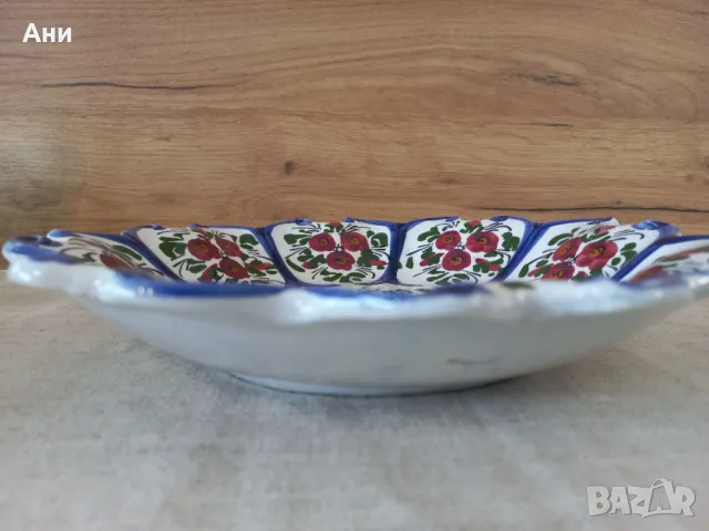 Керамична декоративна чиния, снимка 5 - Чинии - 49095431