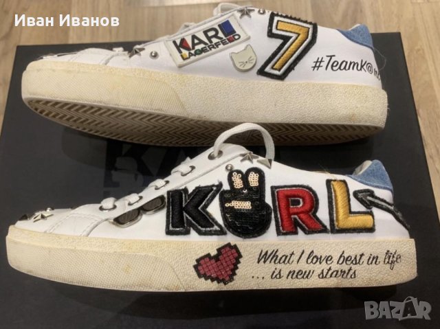 Karl Lagerfeld оригинал 36 номер, снимка 4 - Маратонки - 43914526