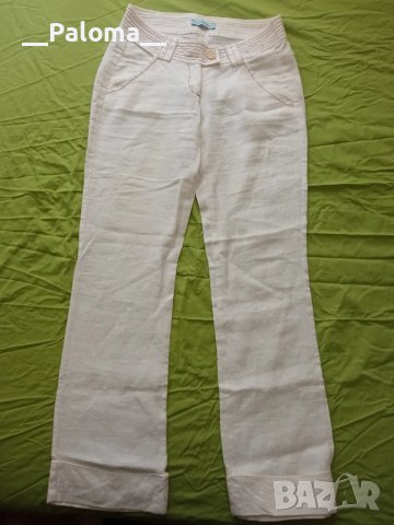 ленени панталони, снимка 4 - Панталони - 50312894