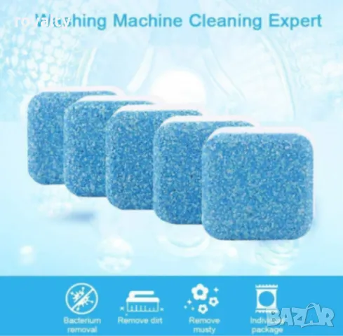 Антибактериални таблетки за почистване на перални 12 бр. в опаковка, снимка 7 - Перилни препарати и омекотители - 49052942