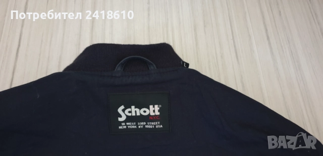 Schott NYC Teddy Avec Badges Leather Jacket Mens Size L  НОВО! ОРИГИНАЛ! Ест. кожа!, снимка 16 - Якета - 51801091