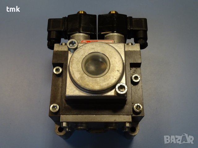 Пневматичен разпределител за преси HERION XSZ 20 press safety valve 24VDC 2/8Bar, снимка 5 - Резервни части за машини - 43986472