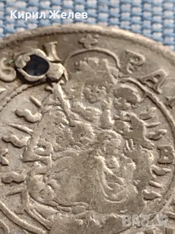 Сребърна монета 6 кройцера 1671г. Леополд първи Кремниц Унгария 13689, снимка 9 - Нумизматика и бонистика - 42970900