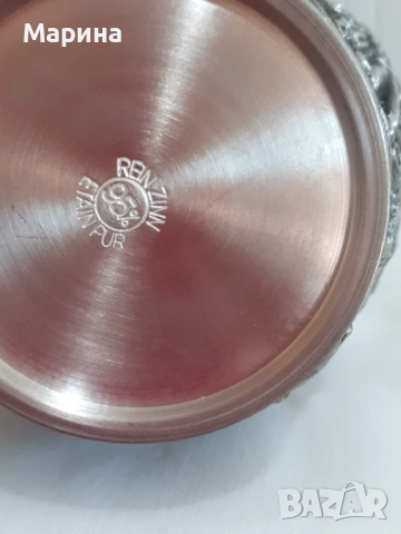 Комплект за ракия от калай Antik*Vintage #109, снимка 8 - Антикварни и старинни предмети - 52397973