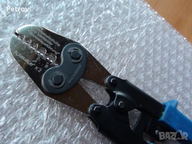 KLAUKE K2 - MADE IN GERMANY - DIN Standart - PROFI Пресоващи клещи за кабелни обувки 0,75 - 16 mm² , снимка 9 - Клещи - 48328353
