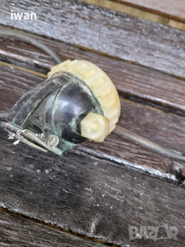 Акумолаторна лампа,Миньорска лампа, снимка 2 - Антикварни и старинни предмети - 50663900