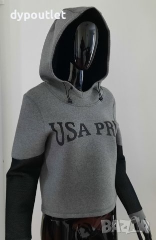 Usa Pro Neo - дамски суичър с качулка, размер S, цвят - Chorcoal Marl.               , снимка 1 - Суичъри - 39465618