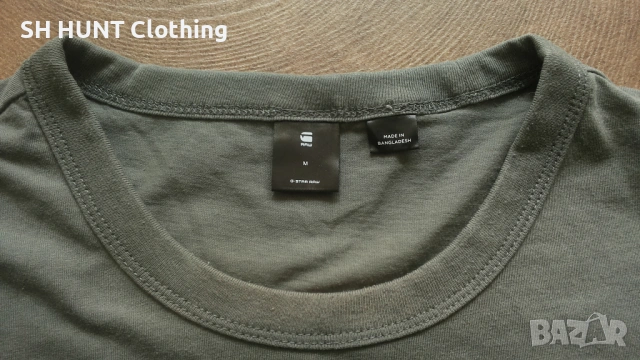 G-STAR RAW TOMBER T-Shirt Размер M тениска става за работна 59-67, снимка 7 - Тениски - 53138364