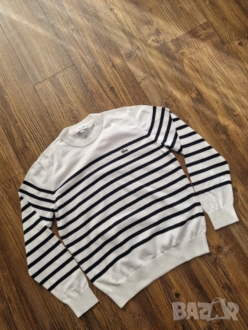 Страхотна мъжка блуза пуловер LACOSTE размер M , снимка 2 - Пуловери - 52752295