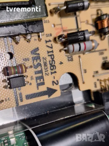 POWER BOARD , 17IPS61-2,230312 for 22inc DISPLAY HT215F01-100 for CROWN 22911, снимка 2 - Части и Платки - 47271827