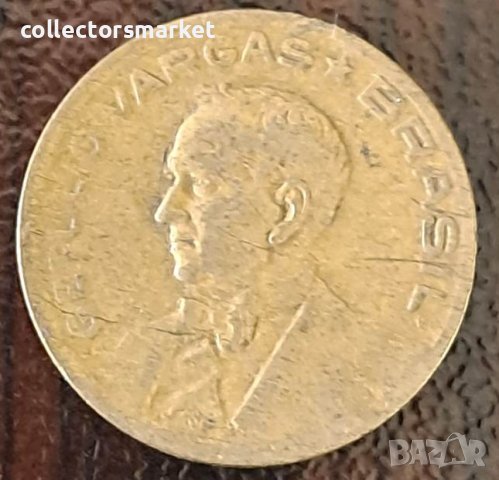 10 центаво 1944, Бразилия, снимка 2 - Нумизматика и бонистика - 44070663