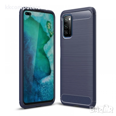 Huawei Honor View 30/View 30 Pro/V30/V30 Pro Удароустойчив Carbon Fiber Калъф и Протектор, снимка 4 - Калъфи, кейсове - 52506985