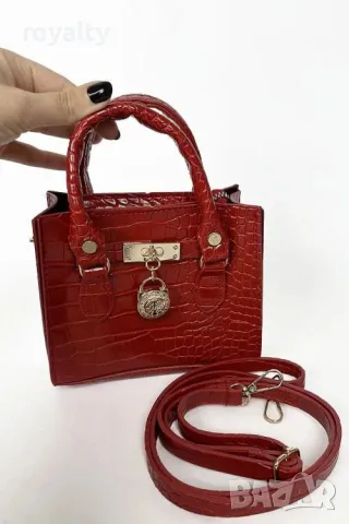 Дамска чанта тип „преметка“ с дръжки и през рамо Два цвята , снимка 3 - Чанти - 49883612