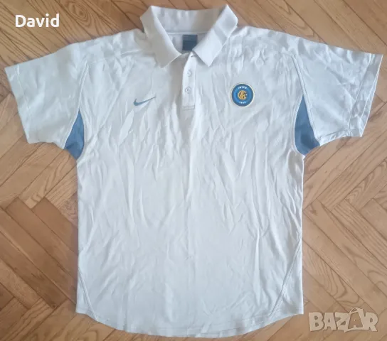 Оригинална ретро поло фланелка на Интер