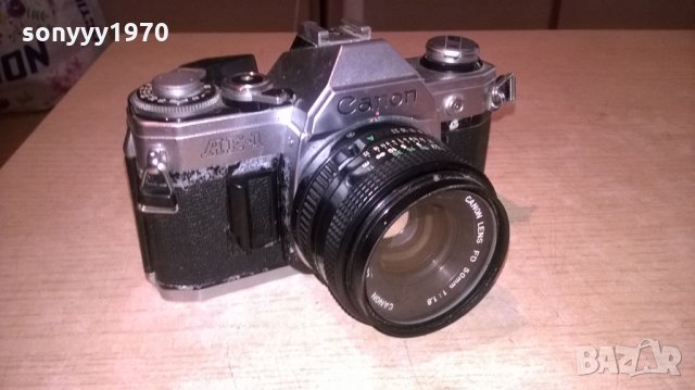 canon ae-1 made in japan-ретро фото-внос франция, снимка 5 - Фотоапарати - 26236497