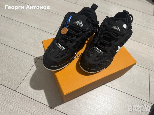 Louis Vuitton Trainers Luxury Black, снимка 4 - Кецове - 53049927