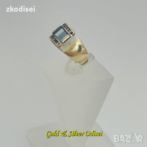 ЗЛАТЕН ПРЪСТЕН 5,04ГР. РАЗМЕР:53 14КР. ПРОБА:585 МОДЕЛ:5042-1, снимка 2 - Пръстени - 33381163
