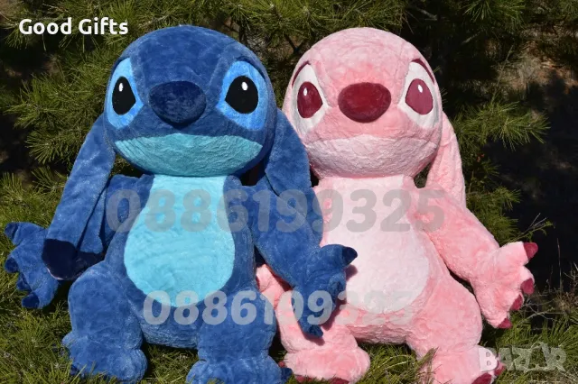 Голям плюшен Стич, 100см Лило и Стич плюшени играчки , снимка 2 - Плюшени играчки - 47972507