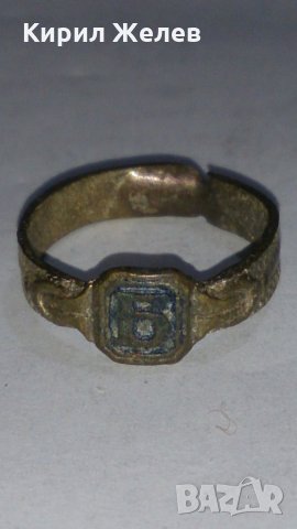 Стар пръстен уникат сачан над стогодишен - 60221, снимка 2 - Пръстени - 28987276
