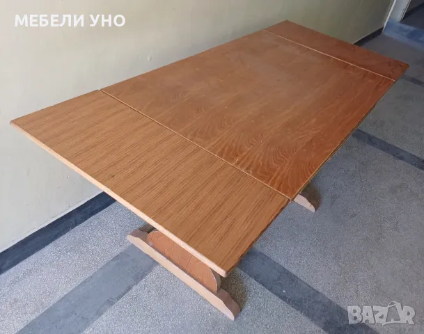 Дървена трапезна маса, снимка 5 - Маси - 49394872