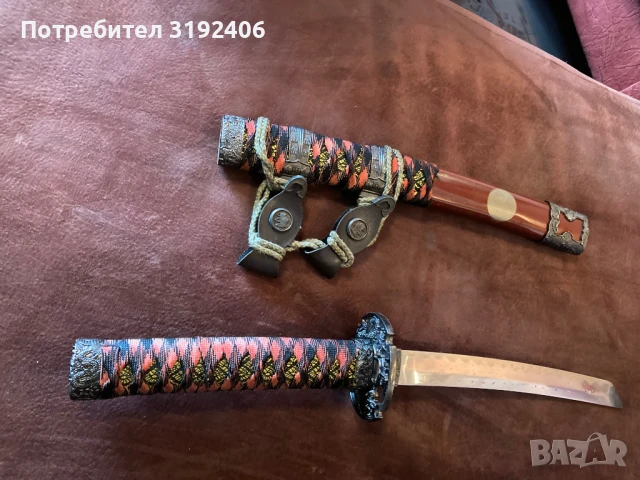 Изключително красив японски самурайски меч