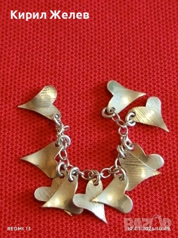 Елегантно нежно сребърно бижу за влюбени 52671, снимка 7 - Колиета, медальони, синджири - 53070121