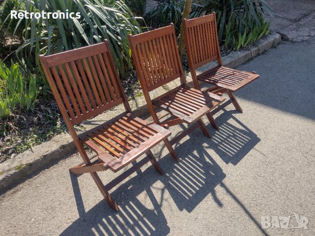  Dazzlers сгъваеми дървени  столове , снимка 5 - Столове - 40064331