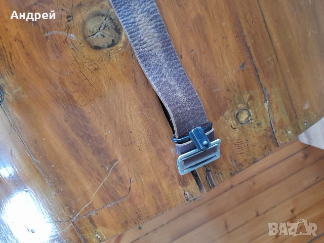 Стара кожена ремъчка,ремък за пушка #5, снимка 4 - Други ценни предмети - 32922201