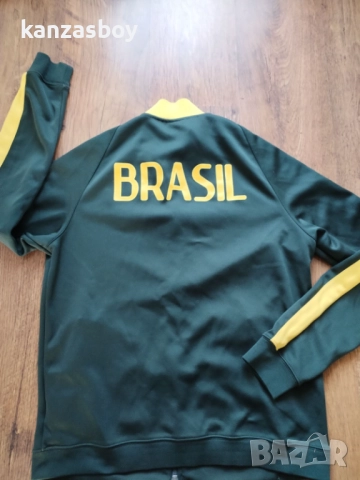 Nike Brazil N98 Track Jacket 2014 - мъжко футболно горнище Л, снимка 8 - Спортни дрехи, екипи - 52956822