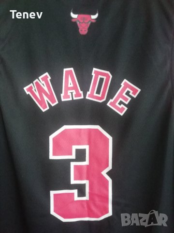 Chicago Bulls #3 Wade потник Чикаго Булс Adidas NBA Jersey , снимка 3 - Тениски - 43442039