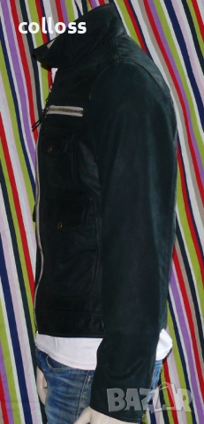 LEONARDO - яке естествена кожа S", снимка 3 - Якета - 52776644