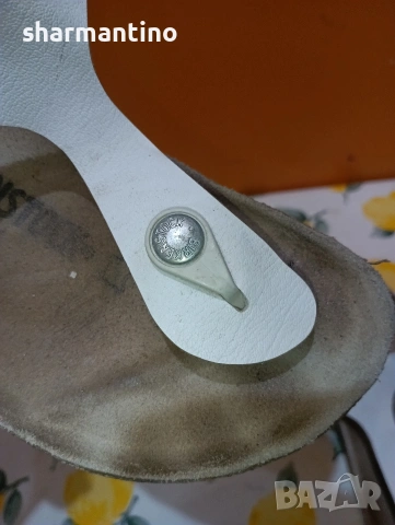 Birkenstock N 36 кожени чехли, снимка 3 - Чехли - 53407093