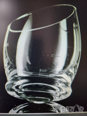 невеляшка / неваляшка Шише с тапа и чашки - рядък "Капитански" комплект , Полша, от кристалин, ръчна, снимка 7 - Други ценни предмети - 52134058