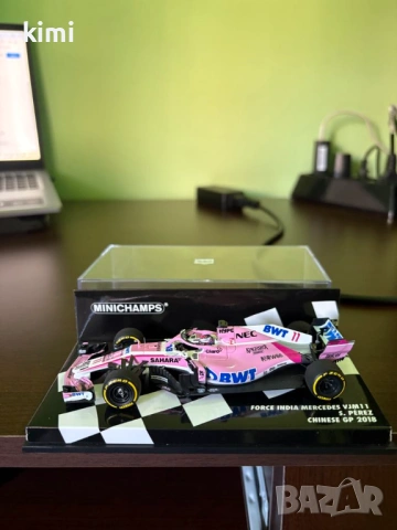 продавам колекция формула 1 на Sergio Perez minichamps 1.43, снимка 5 - Колекции - 53487638