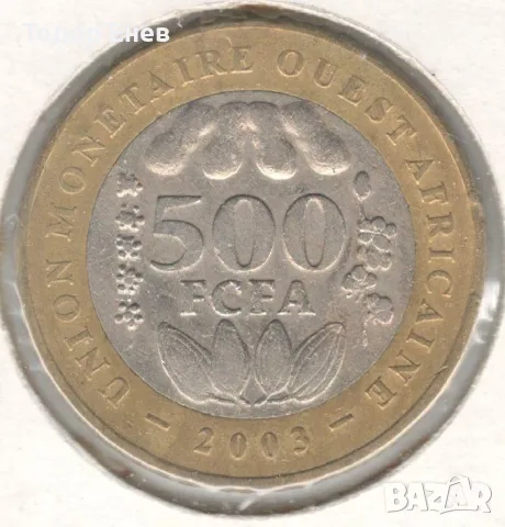 Western Africa(BCEAO)-500 Francs-2003-KM# 15