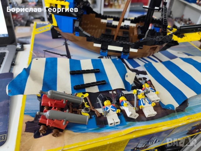 Лего 6274 Lego caribbean clipper 1989 г, снимка 9 - Конструктори - 52050033
