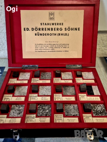 Оригинален немски учебен металографски комплект,JANUS