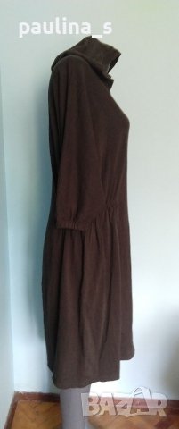 Два различни броя / 2XL / 5XL / Памучна рокля тип туника с качулка "Zara" , снимка 7 - Рокли - 37416558