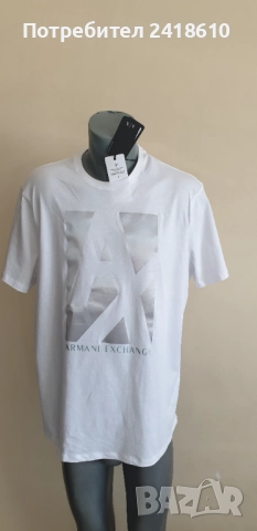 Armani Exchange A/X Organic Cotton Mens Size XL НОВО! ОРИГИНАЛ! Мъжка Тениска!, снимка 7 - Тениски - 51471501