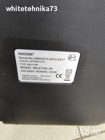 Прахосмукачка Hoover 90LA1768_9A, снимка 3 - Прахосмукачки - 44896792
