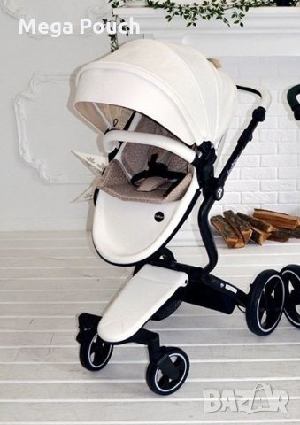 Промоция, Стилна бебешка количка 2 в 1 FooFoo, Bebumi, AULON, снимка 5 - Детски колички - 35584830