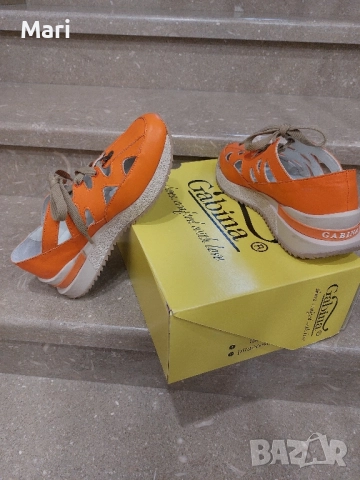 оранжеви ежедневни летни обувки, снимка 1