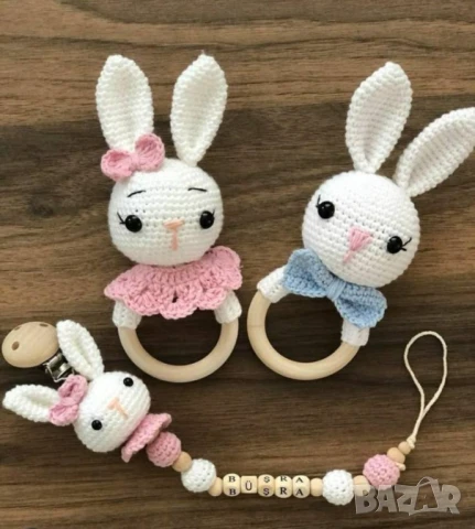 Бебешка дрънкалка или клипс за биберон  , снимка 2 - Други - 51173299