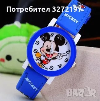 Дисни-Мики Маус детски кварцов ръчен анимационен часовник, снимка 8 - Детски - 48268480
