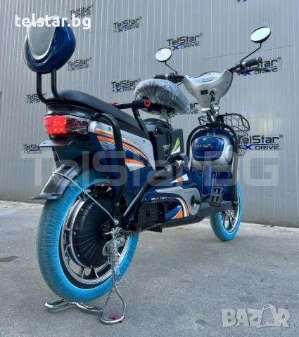 Електрически скутер TELSTAR TBSLD- BIG с двойна седалка Нов модел 2025, високопроизводителни батерии, снимка 2 - Мотоциклети и мототехника - 52426306
